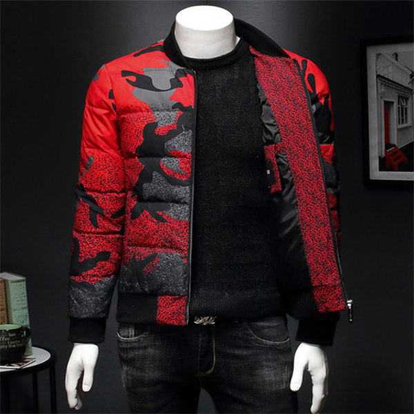 Fashion Print duck down jacket