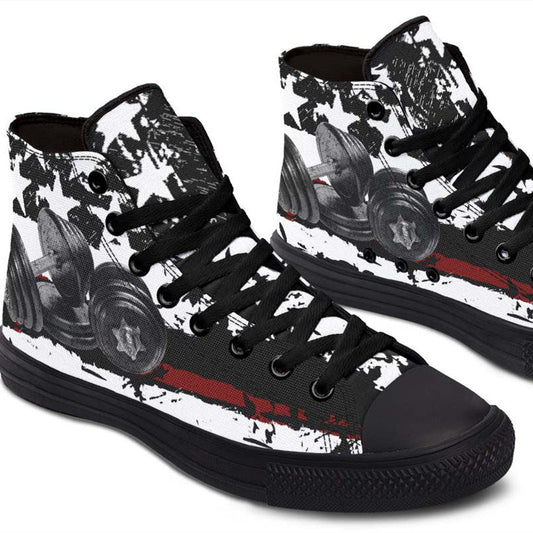 Stars Printed  High-top Canvas Shoes