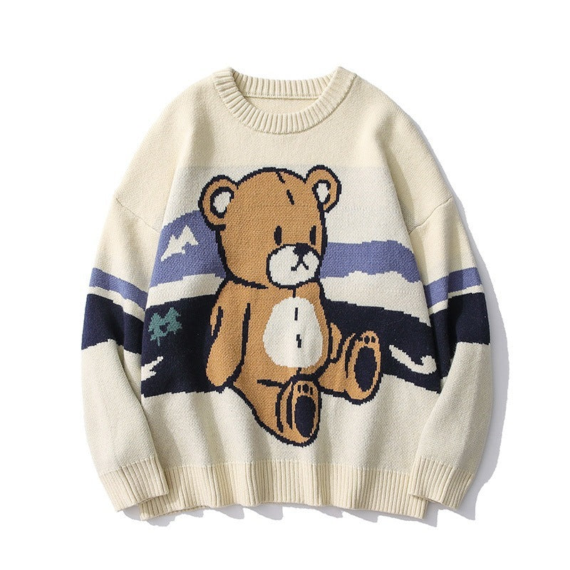 Men's Fashion Bear Sweater