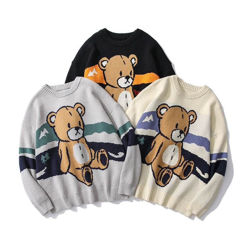 Men's Fashion Bear Sweater