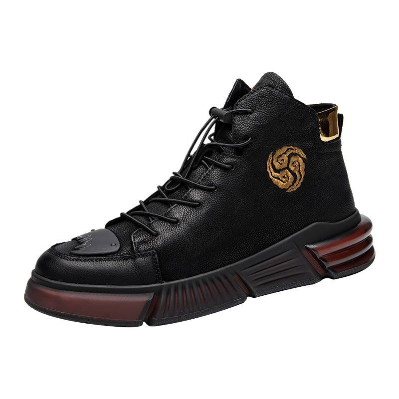 Men's Velvet High-top Sneakers