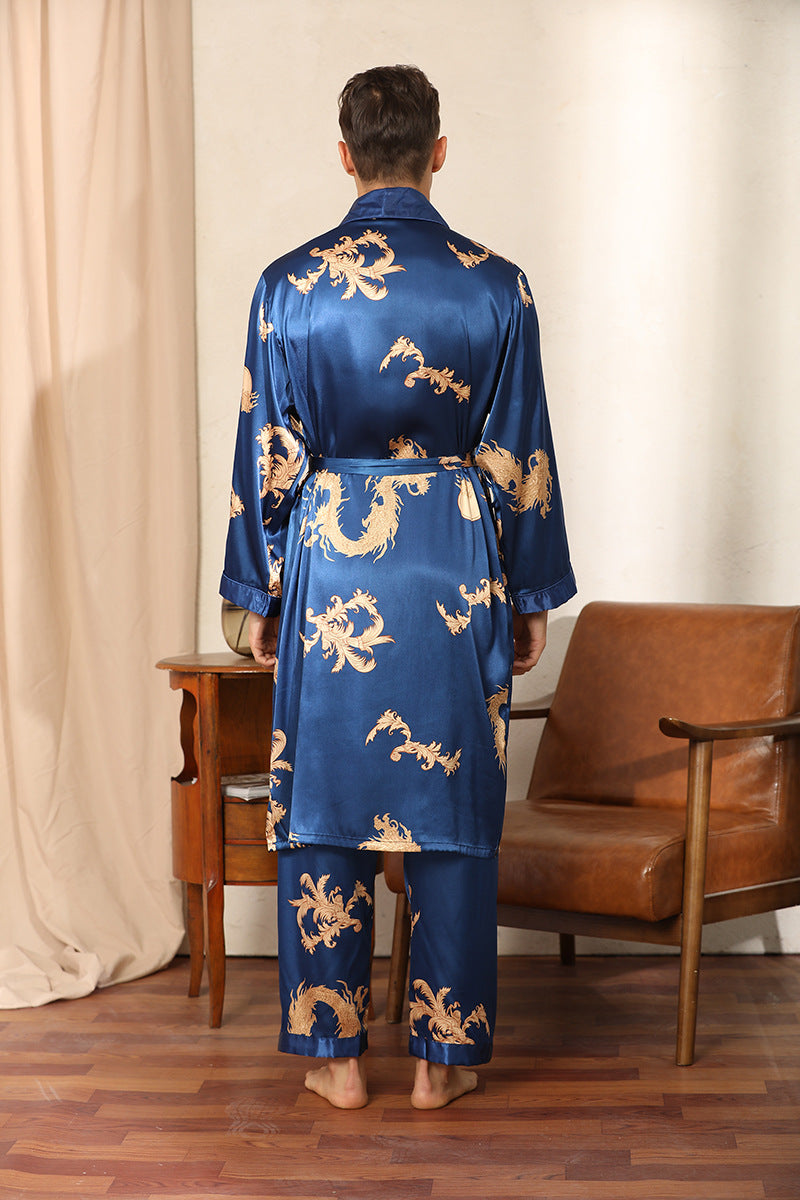 Silk Long Sleeved Pajama Set