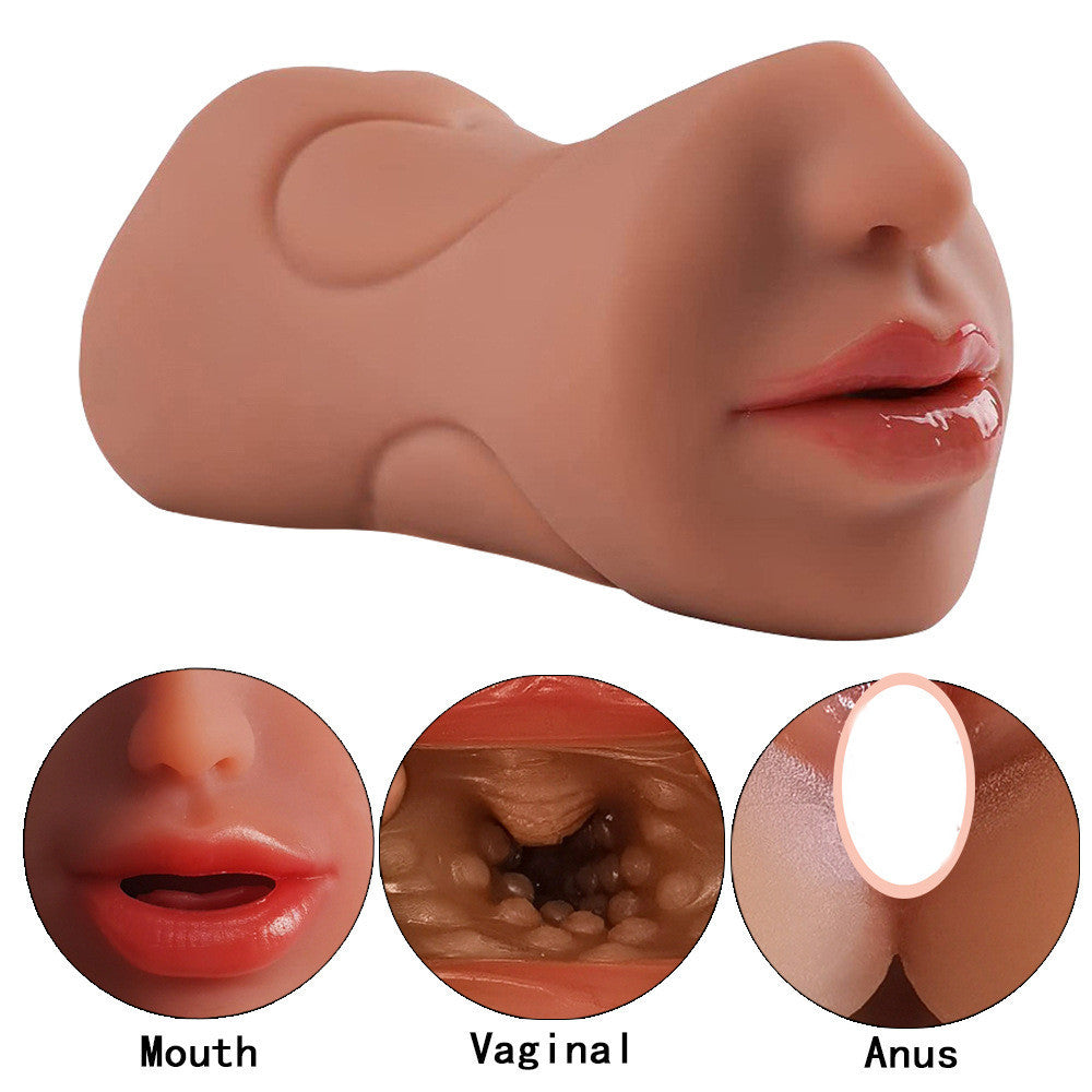 Men's Fashion Simple Male Masturbator Face Toys