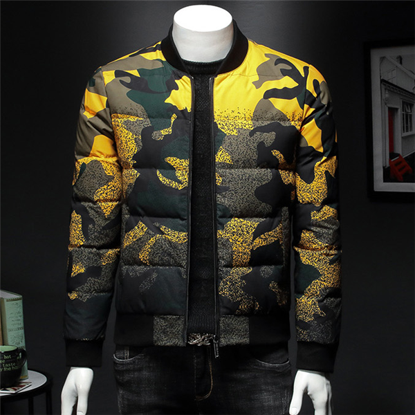 Fashion Print duck down jacket