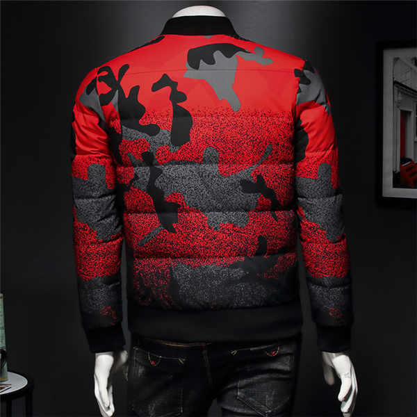 Fashion Print duck down jacket