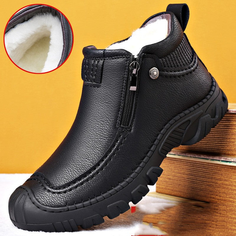 Men Plush Insulation Shoes