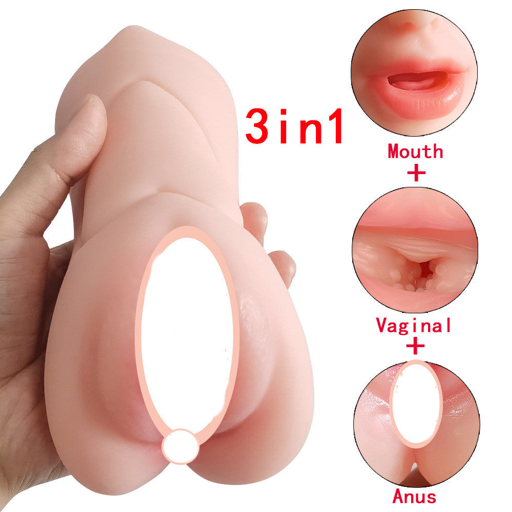 Men's Fashion Simple Male Masturbator Face Toys