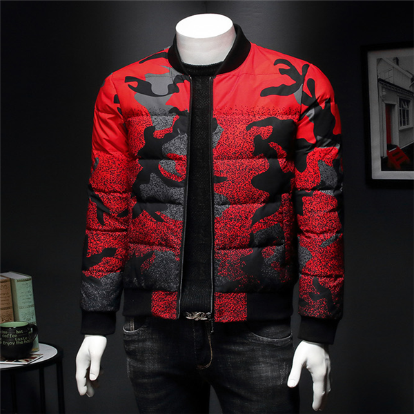 Fashion Print duck down jacket