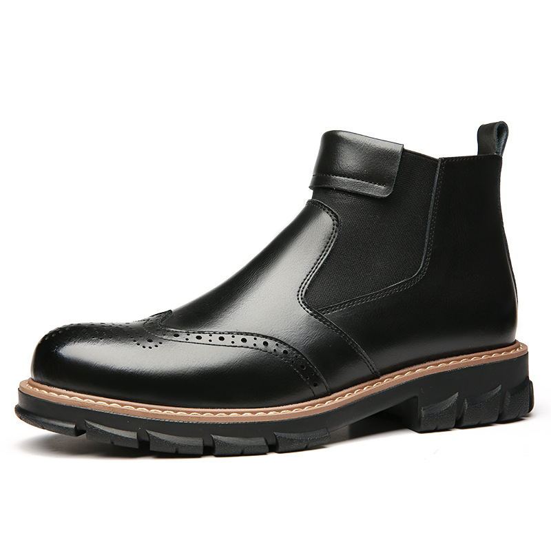 Retro Platform Martin Ankle Boots