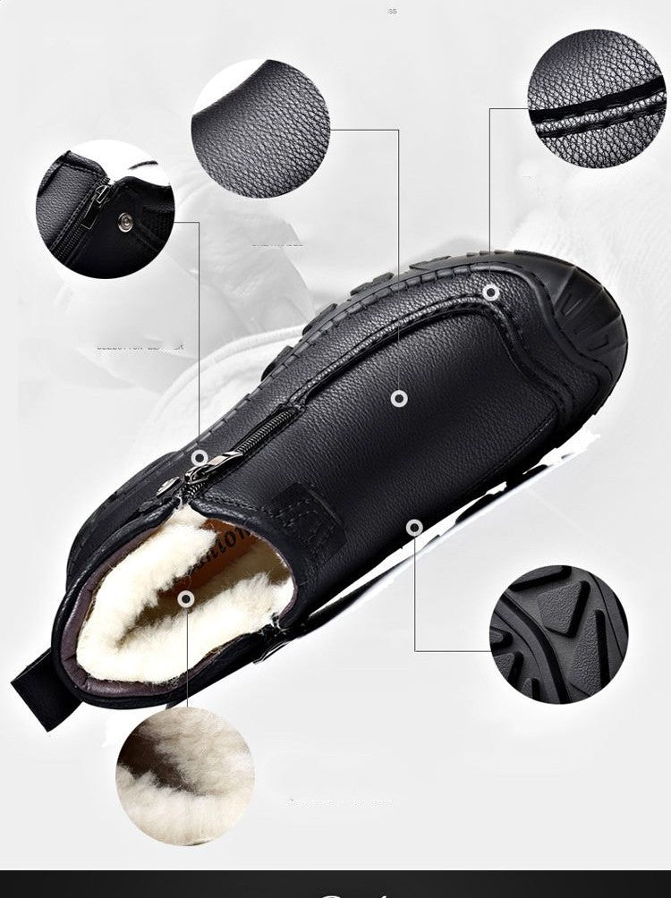 Men Plush Insulation Shoes