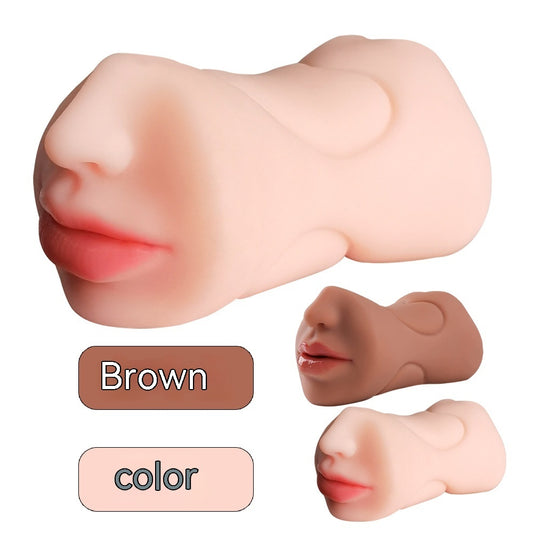 Men's Fashion Simple Male Masturbator Face Toys