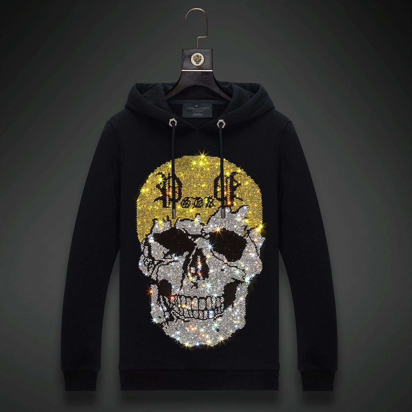 Skull Print Design Hoodie