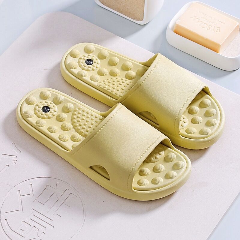 Non-slip Thick Bottom Bath Massage Slippers For Men