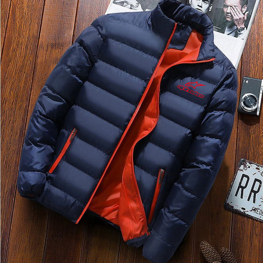 Winter fashion stand collar star jacket