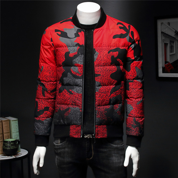 Fashion Print duck down jacket