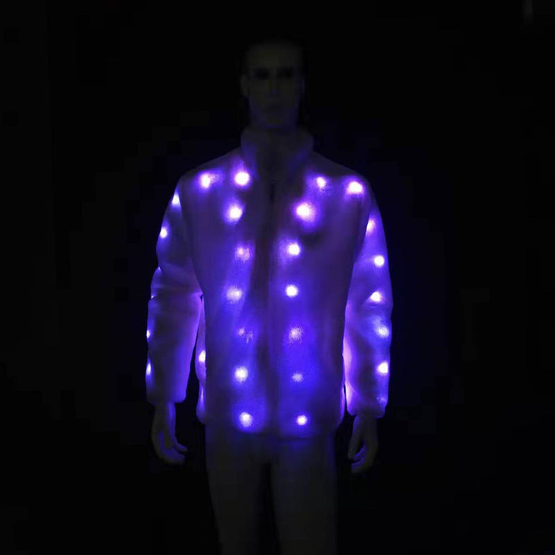 Reflective Led Lighting Men  Jacket