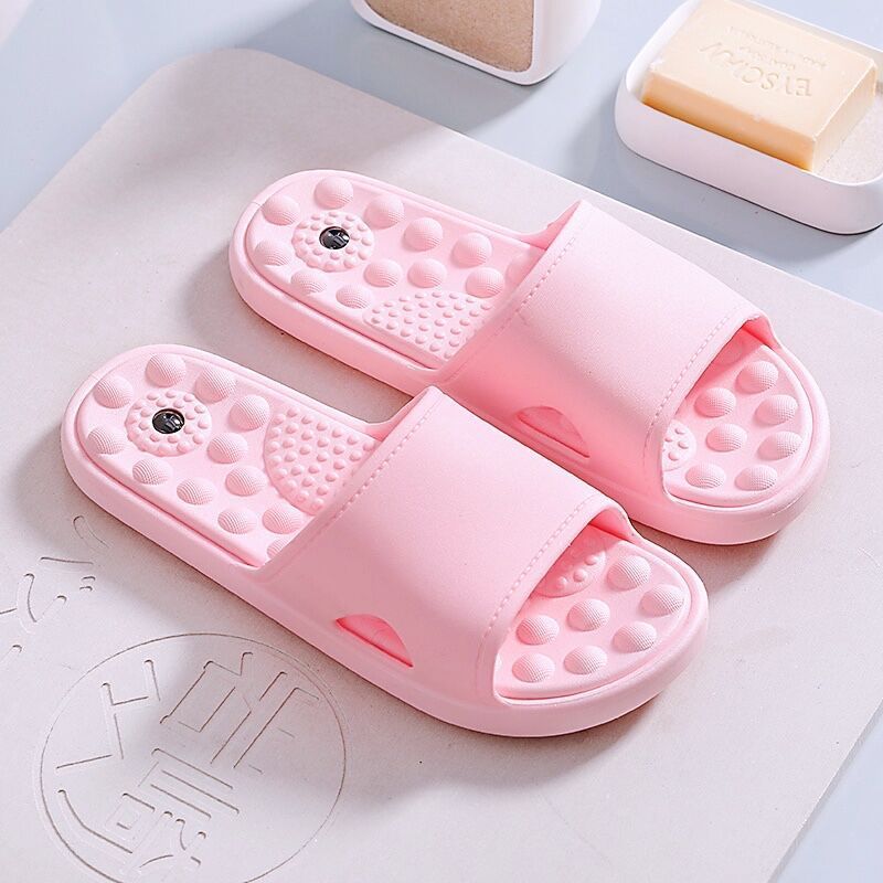 Non-slip Thick Bottom Bath Massage Slippers For Men