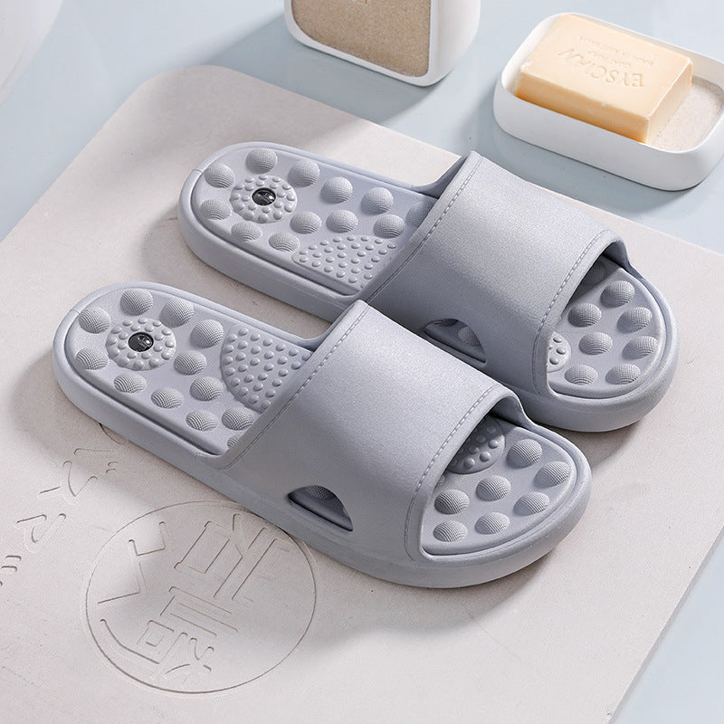 Non-slip Thick Bottom Bath Massage Slippers For Men