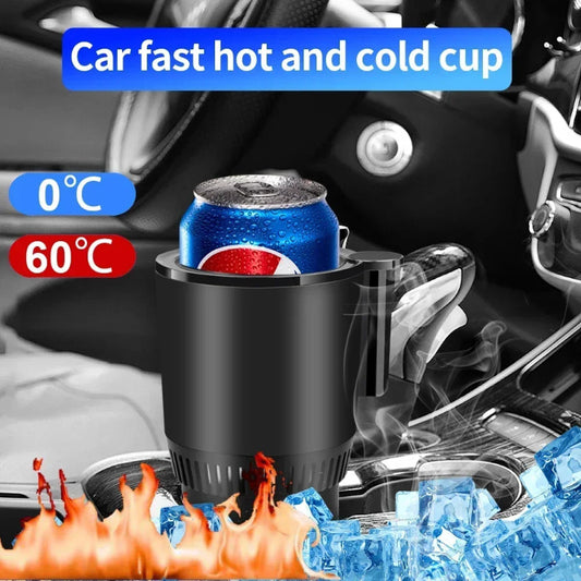 12V 2 In1 Digital Temperature Display Car Heating Cooling Cup