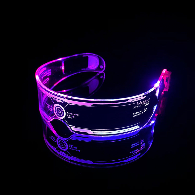 Punk LED Luminous Party Bar Disco Glasses