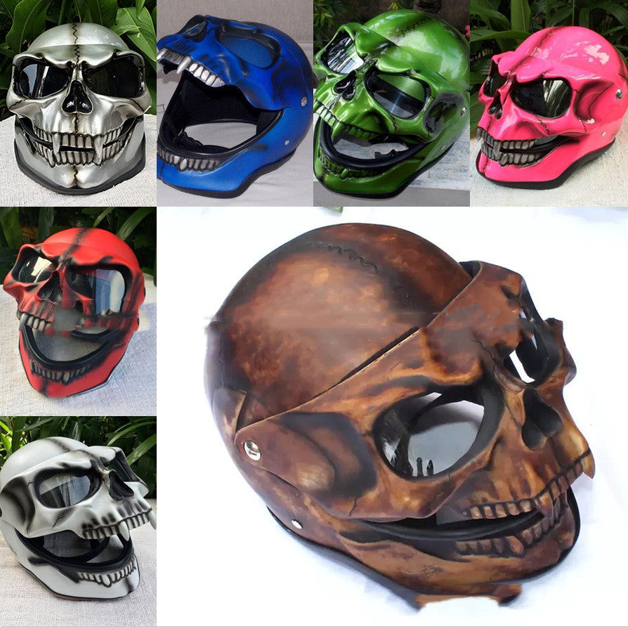 European And American Skull Head Helmet Mask