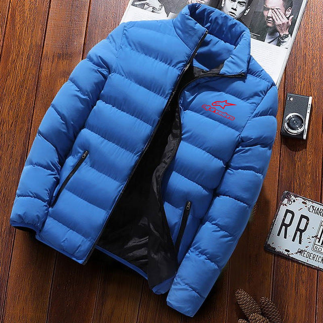 Winter fashion stand collar star jacket