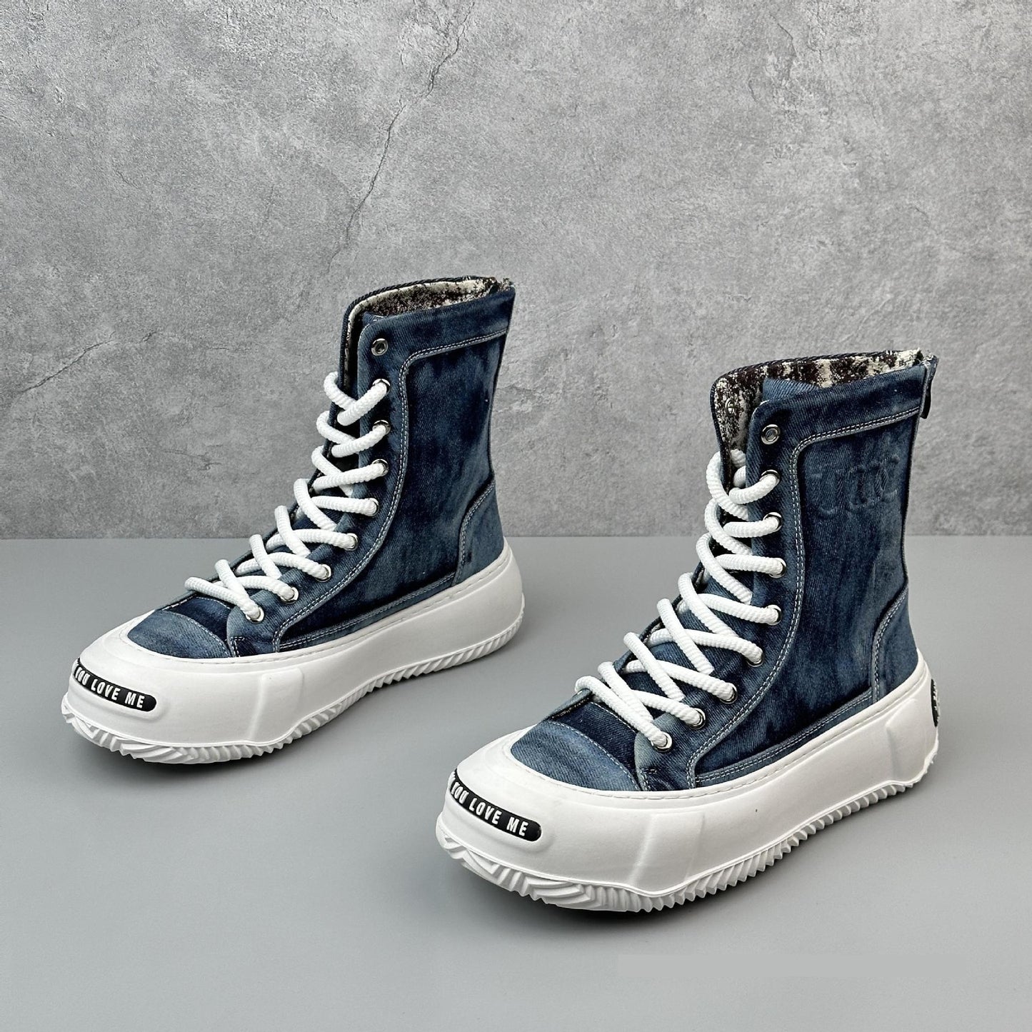 High-top Canvas Casual  Sneakers