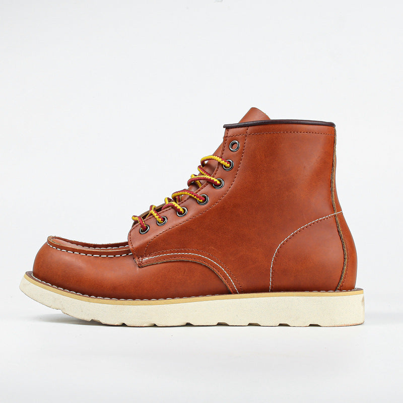 Retro Mark Head Casual Martin Boots