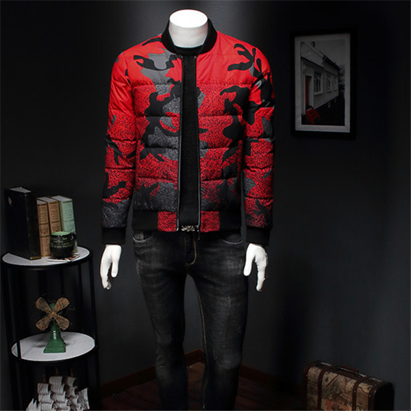 Fashion Print duck down jacket