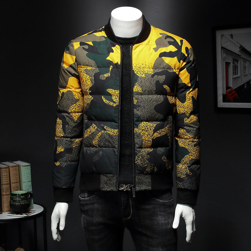 Fashion Print duck down jacket