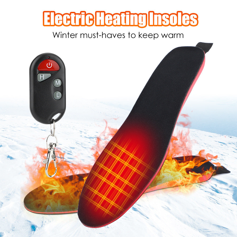 Rechargeable Electric Heated Shoe Insoles For Men