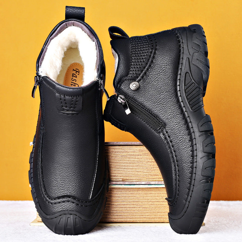 Men Plush Insulation Shoes