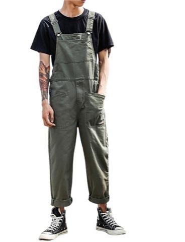 Retro One-piece Casual Cargo  Overalls