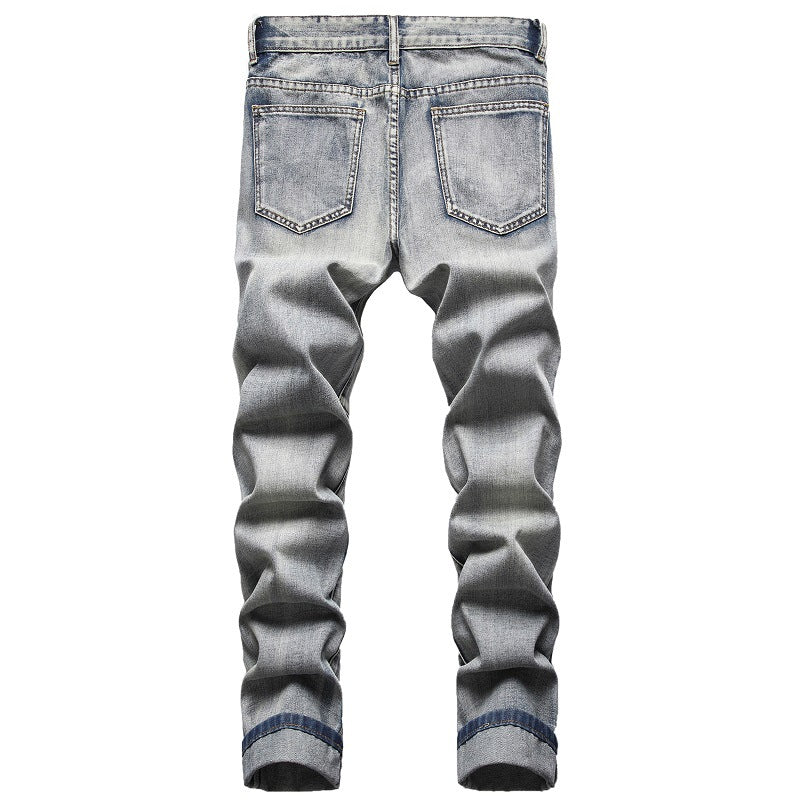 Ripped Special Embroidered Men's Jean