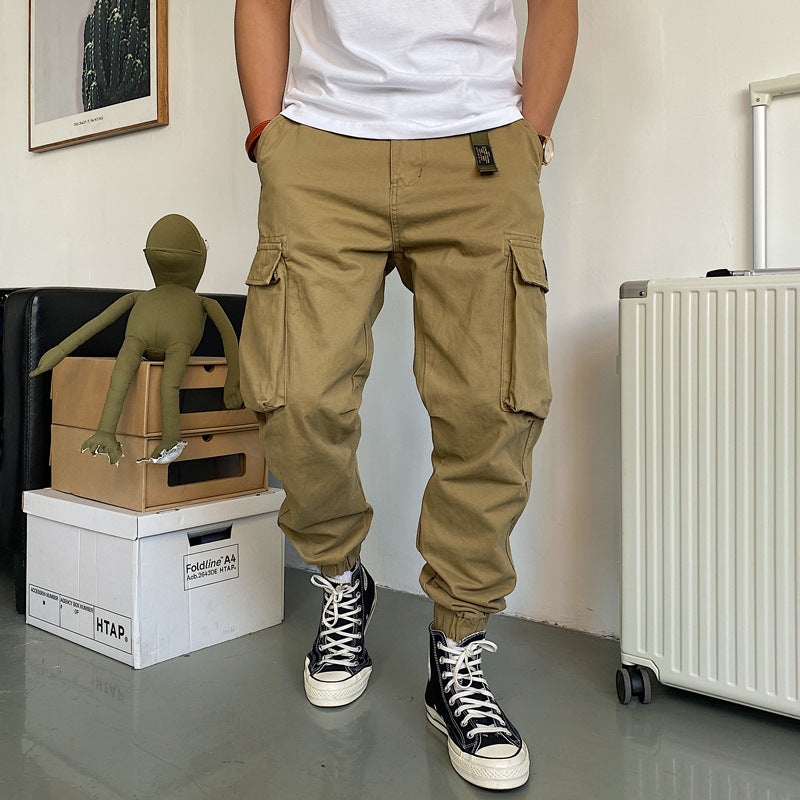 Multi-pocket Workwear Casual Pants