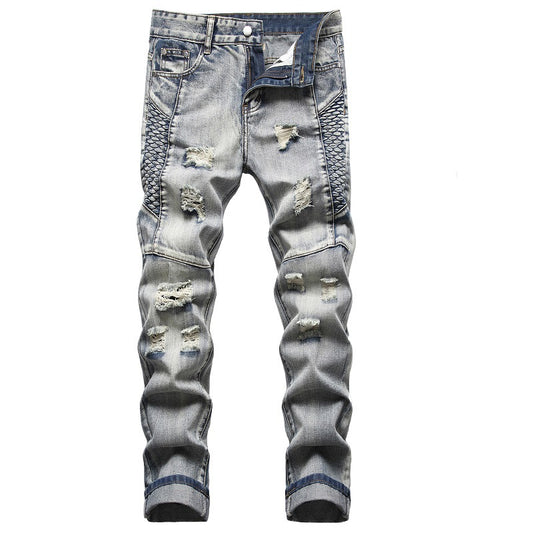 Ripped Special Embroidered Men's Jean