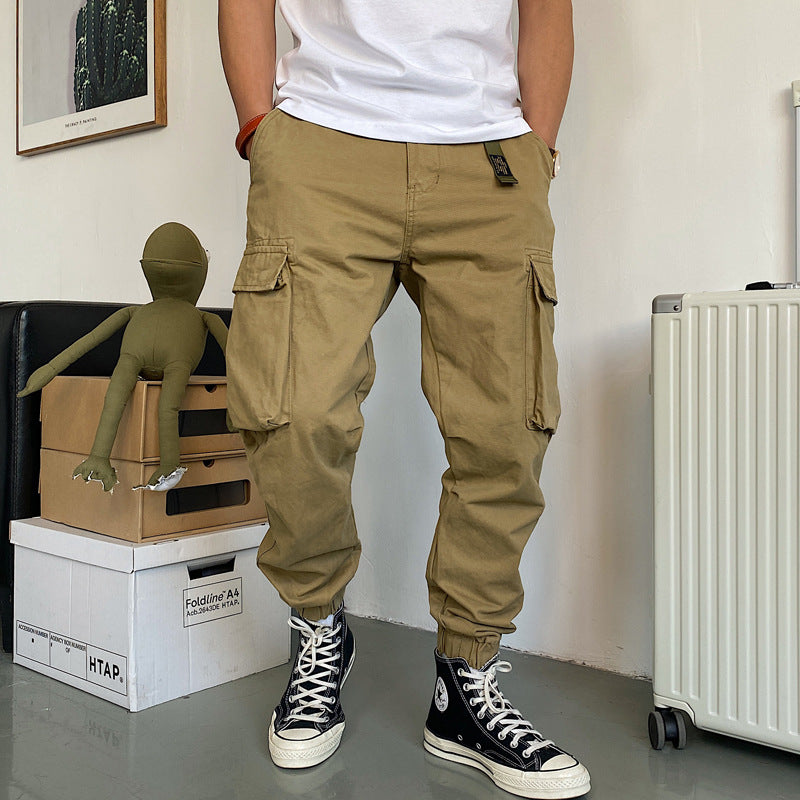 Multi-pocket Workwear Casual Pants