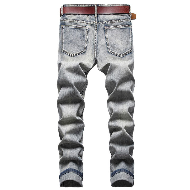 Ripped Special Embroidered Men's Jean