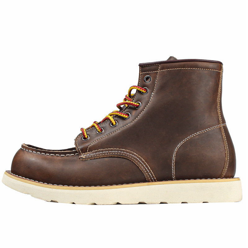 Retro Mark Head Casual Martin Boots