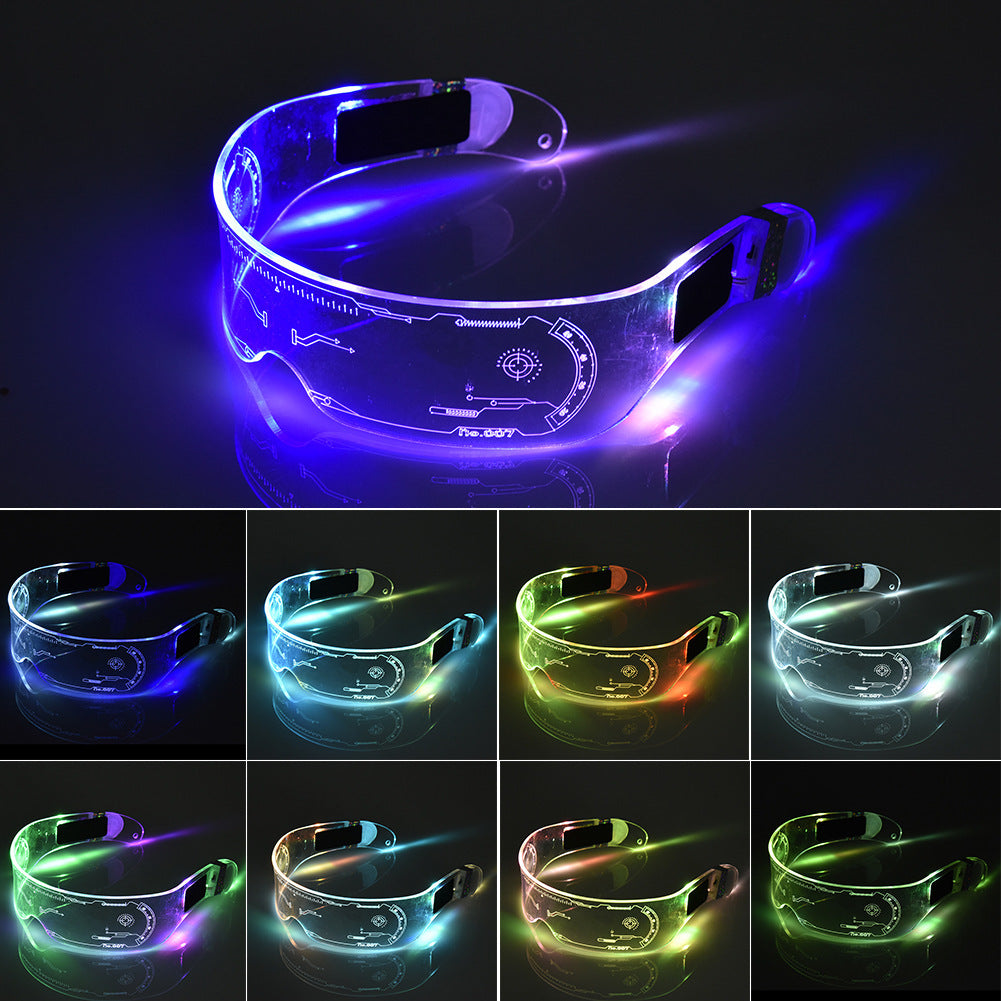 Punk LED Luminous Party Bar Disco Glasses