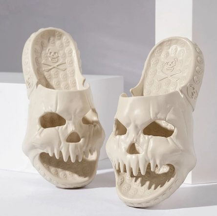 Skull Design Bathroom Indoor Slides