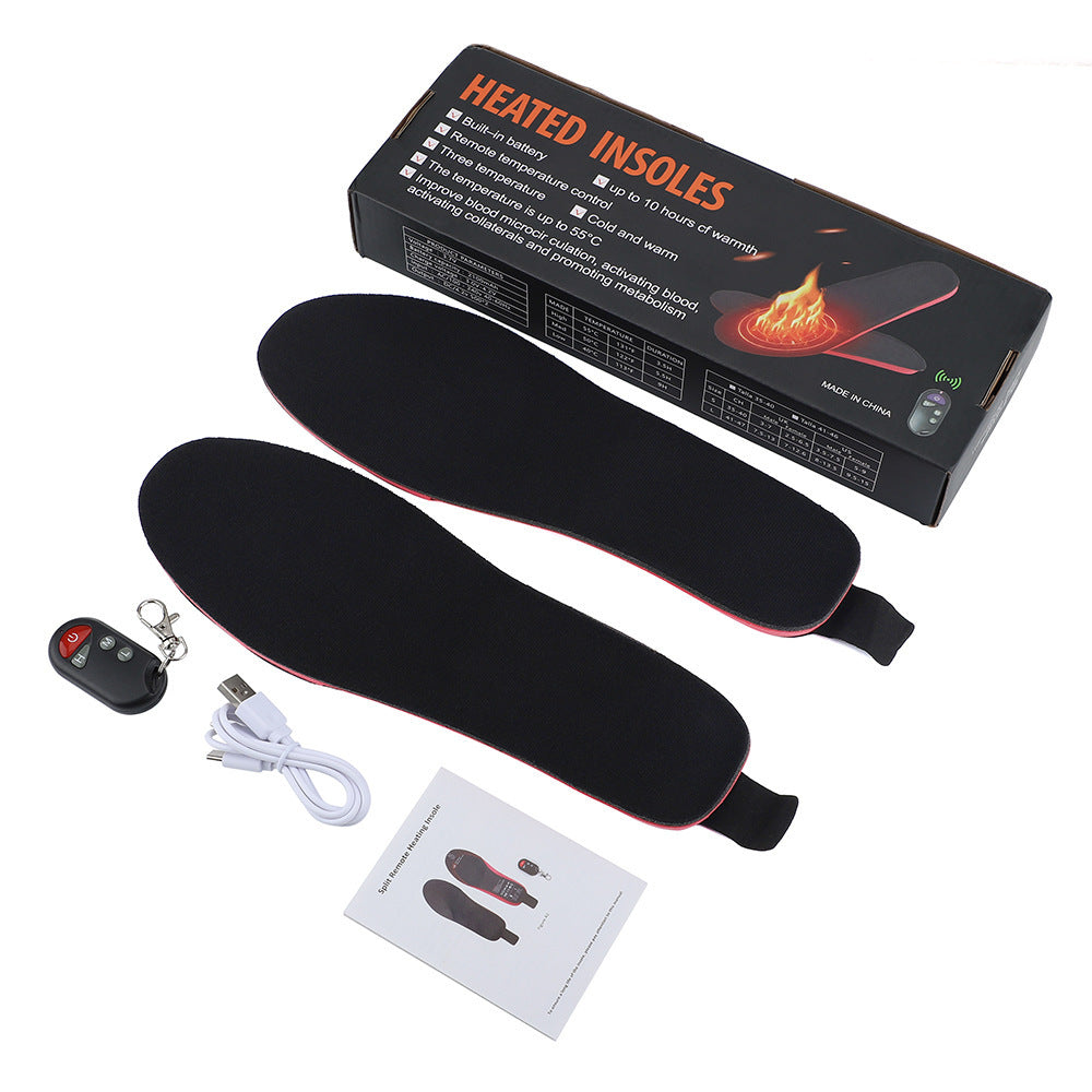 Rechargeable Electric Heated Shoe Insoles For Men