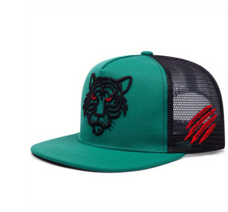 Tiger Head Embroidered Baseball Hat