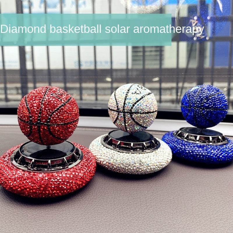 Solar Car Decoration Rotating Ball Air Diffuser