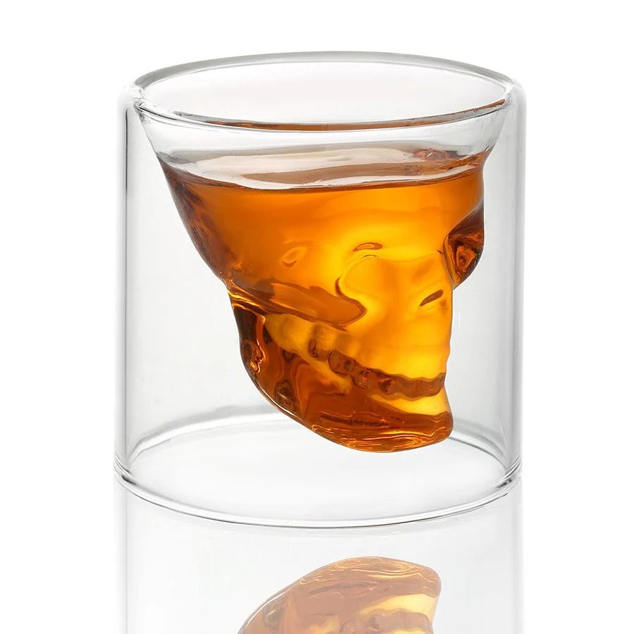 Skull Midevil Shot Glass 75ml