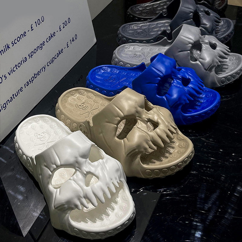 Skull Design Bathroom Indoor Slides