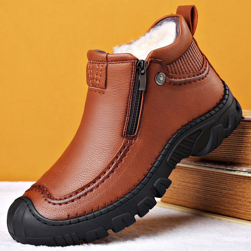 Men Plush Insulation Shoes