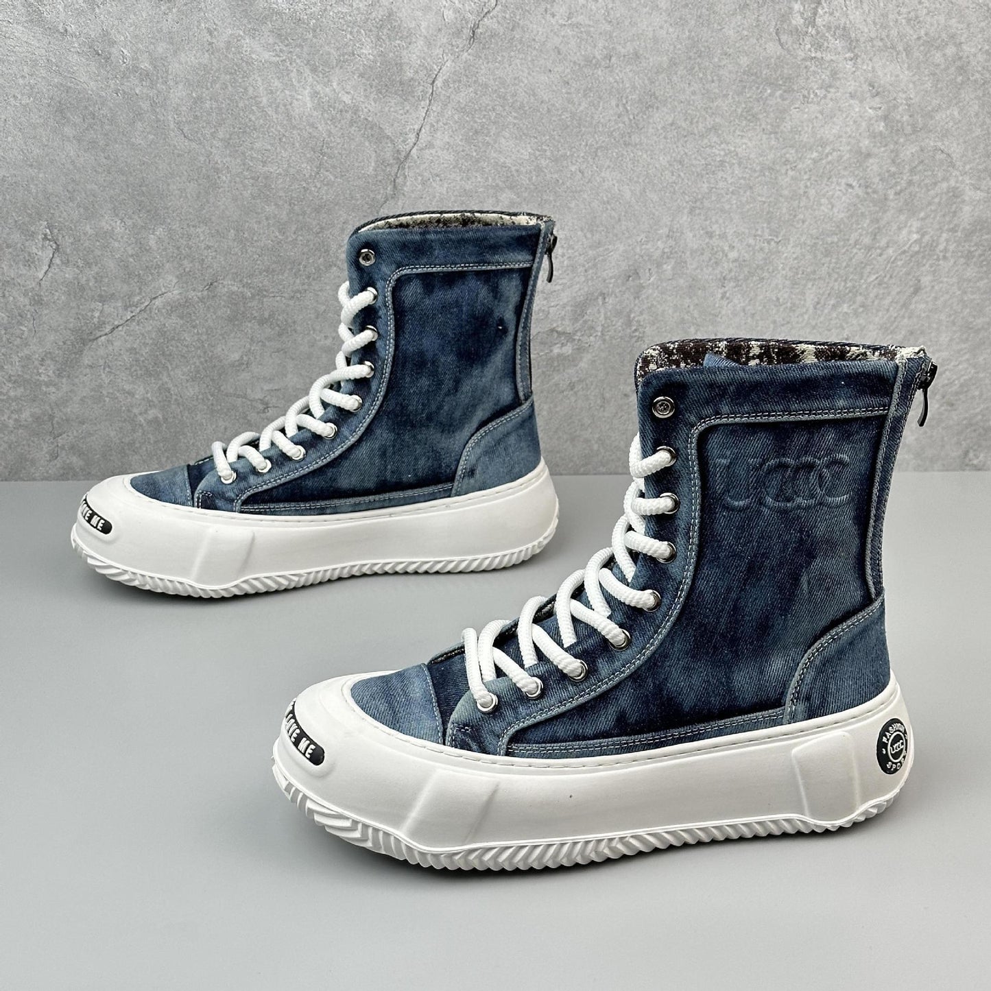 High-top Canvas Casual  Sneakers