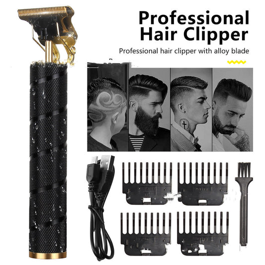 Mens Hair Clipper Set With Oil