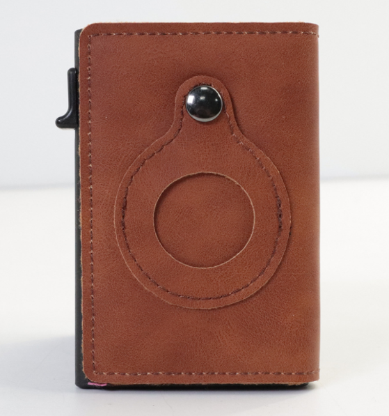 Mens AirTag Anti Theft Card Holder Wallet